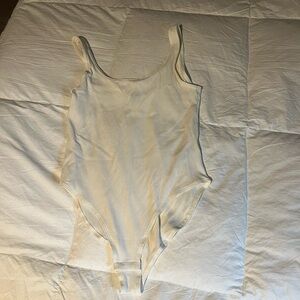 Old Navy Cream Ribbed Tank Top